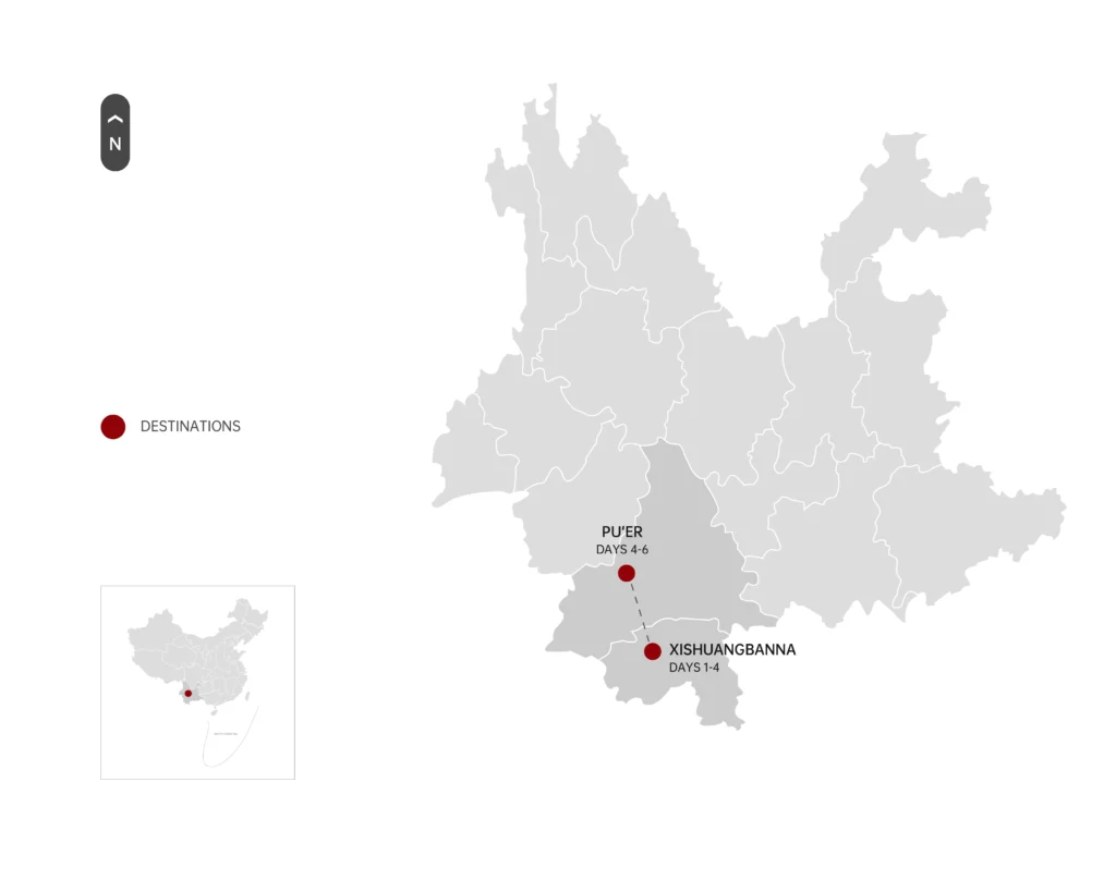 6-Day Xishuangbanna and Pu'er Tour