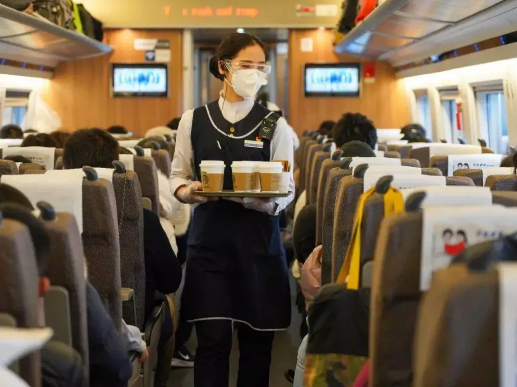 How to order food on China's high-speed rail？