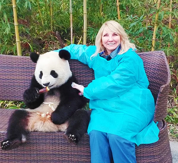 Can you visit pandas in China?