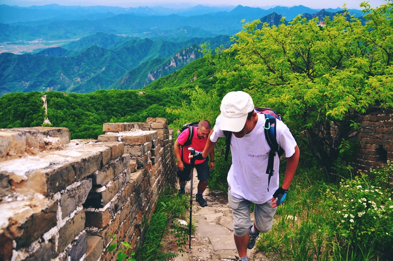 Panoramic view of Great Wall — private Great Wall trip