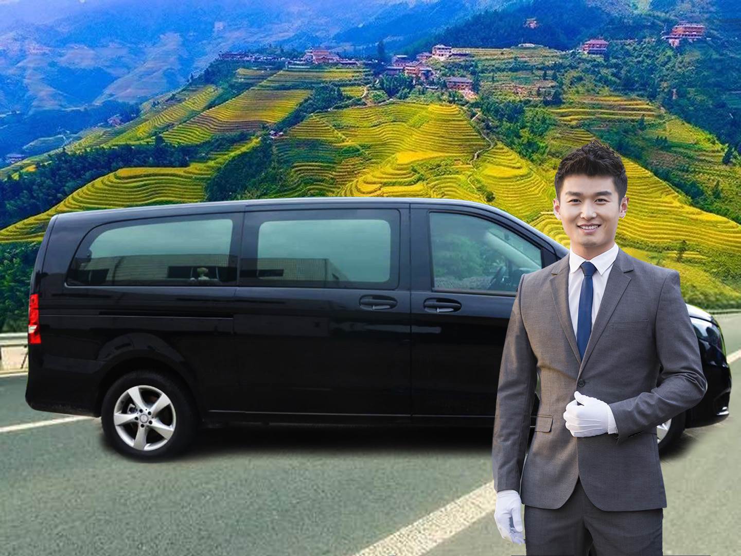 Private car and chauffeur in China