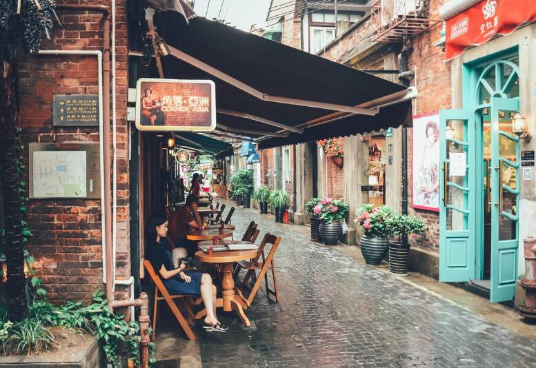 Tianzifang creative alleys and shops in Shanghai