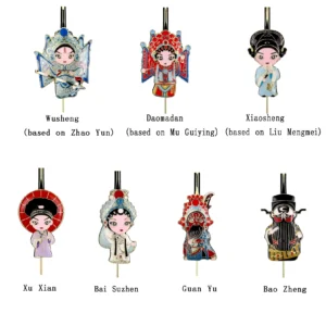 Zhangjiajie-Themed Beijing Opera Face Mask Bookmarks: Cultural Art Meets Natural Wonders – Perfect Travel Souvenir!