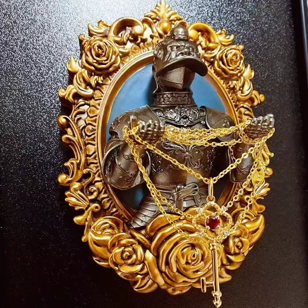 Shenzhen Nanshan Museum 'Rose & Knight' Resin Fridge Magnet: A Fusion of Elegance and Strength Inspired by Local Heritage