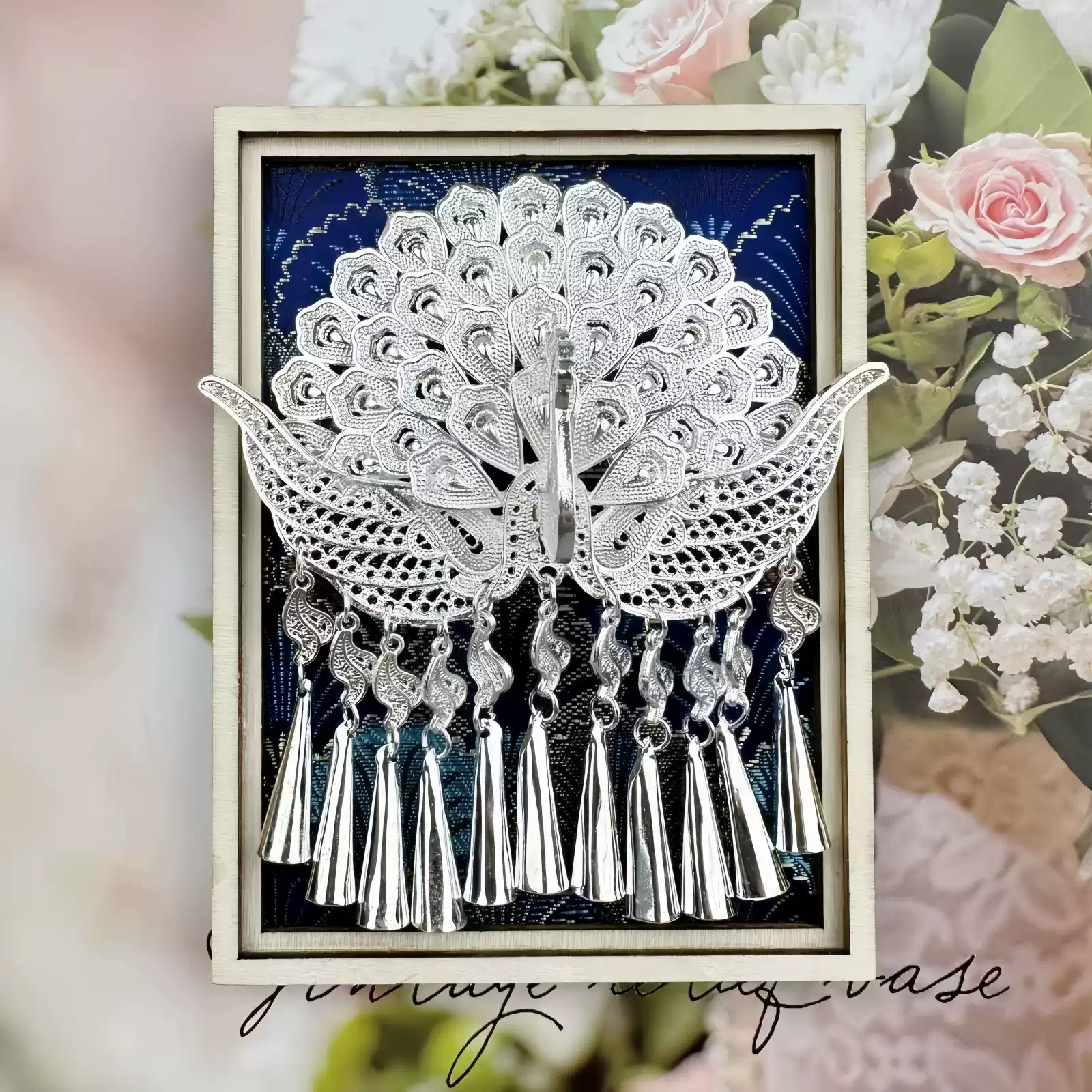 Guizhou Miao Silver Hat Fridge Magnet – A Cultural Keepsake from Qianhu Miao Village