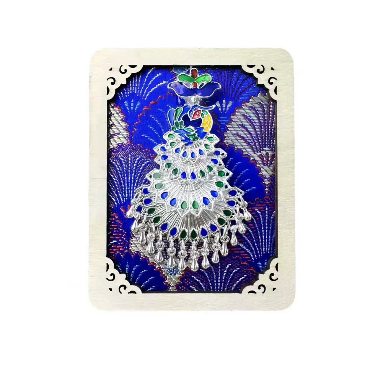 Guizhou Miao Silver Hat Fridge Magnet – A Cultural Keepsake from Qianhu Miao Village