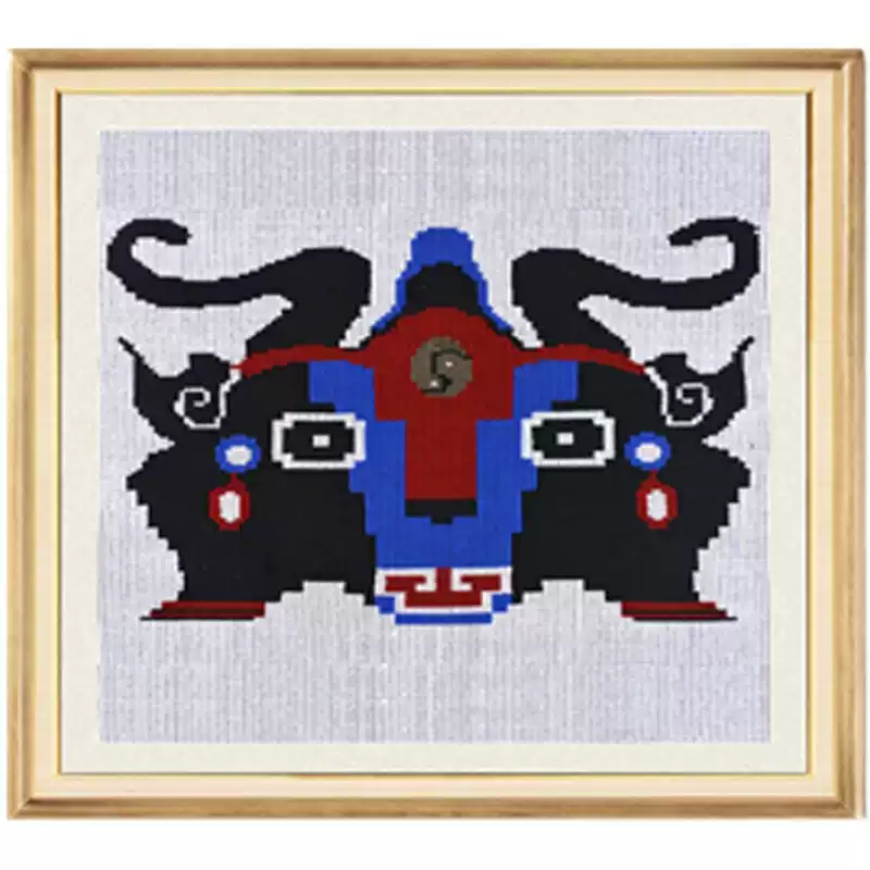 Zhangjiajie Tujia Brocade Xilankapu Wall Hanging - Handwoven UNESCO Intangible Cultural Heritage Art, Framed/Unframed Tapestry Decor