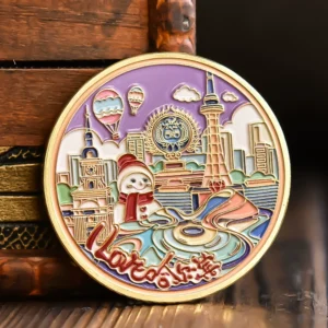 Harbin Ice & Snow World & Sophia Cathedral Souvenir: Urban Commemorative Badge