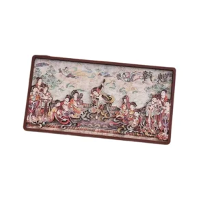 Dunhuang Mural Fridge Magnet – Gansu-inspired keepsake featuring Mogao Cave Buddhist art. Perfect travel decor blending ancient heritage with modern charm.