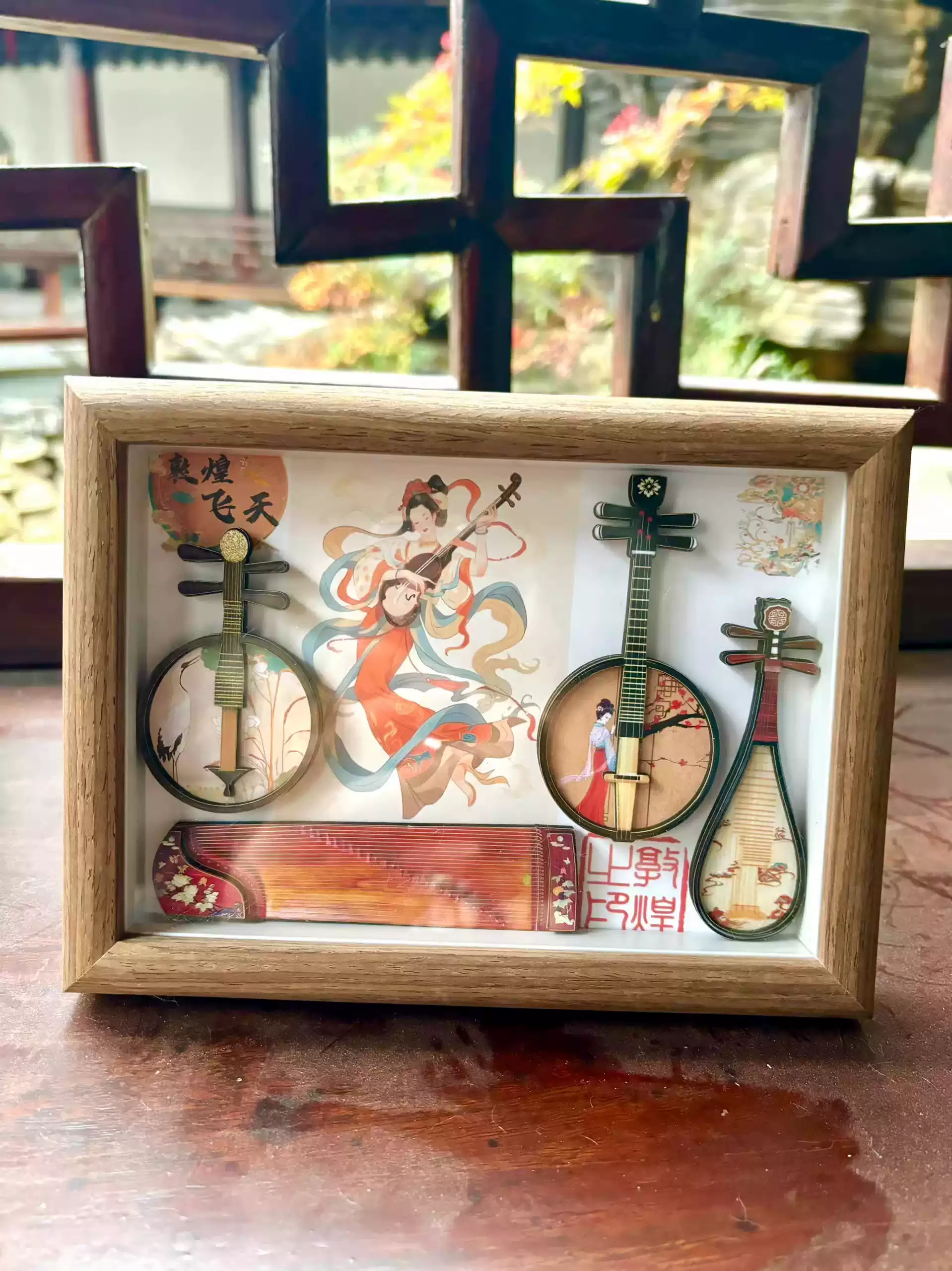 Dunhuang Flying Apsara Vintage-Style Miniature Figurine – Chinese Cultural Keepsake with Silk Road Charm