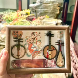 Dunhuang Flying Apsara Vintage-Style Miniature Figurine – Chinese Cultural Keepsake with Silk Road Charm