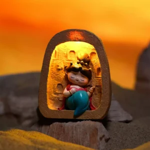 Dunhuang Mogao Grottoes 3D Paper-Cut Light Box & Cultural Keepsake
