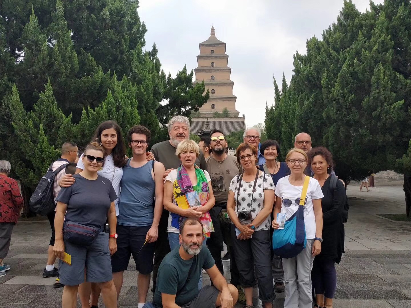 Senior travelers enjoying their China tour