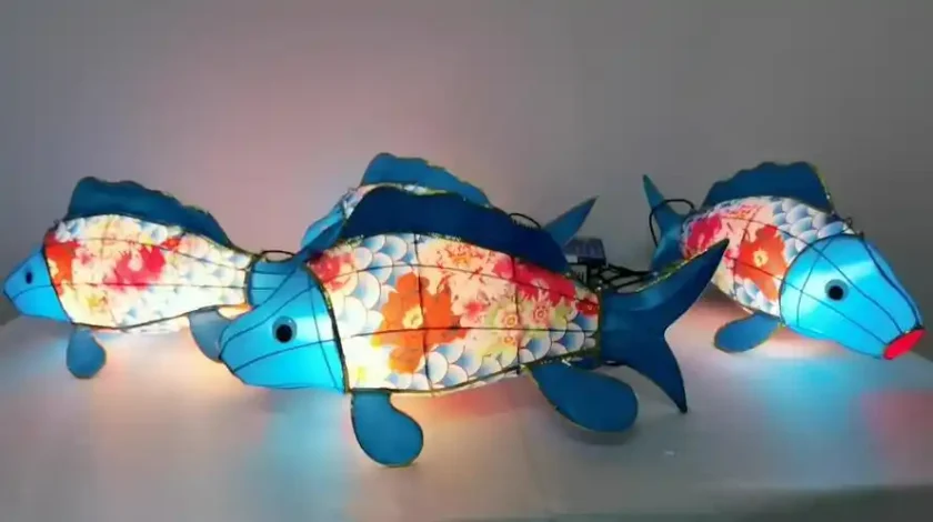 Fish-shaped lanterns